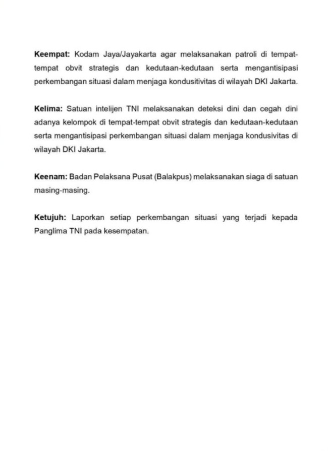 Lanjut edaran telegram. (Foto: X)