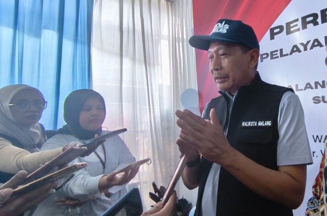 Wali Kota Malang Wahyu Hidayat.(Foto: Riski Wijaya/MalangTIMES).