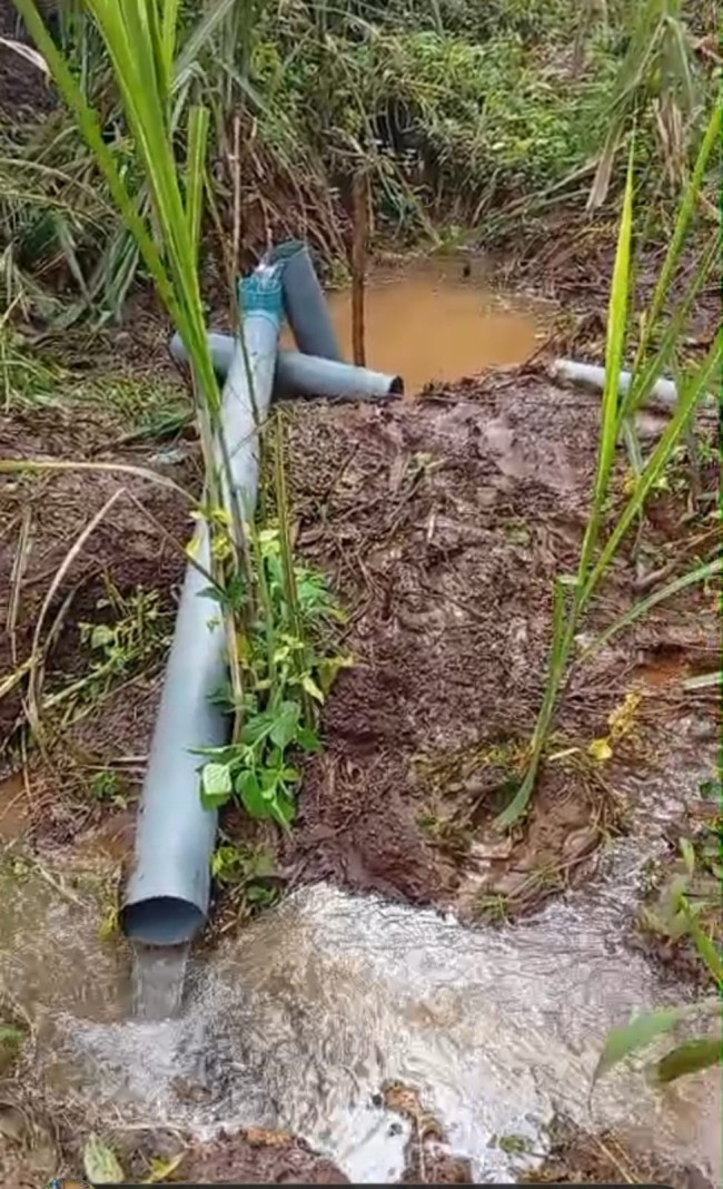 Sumber mata air baru di Bantur.