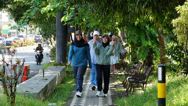 Kegiatan Jalan Sehat MaKJleB PLN UP3 Malang. (Foto: istimewa)