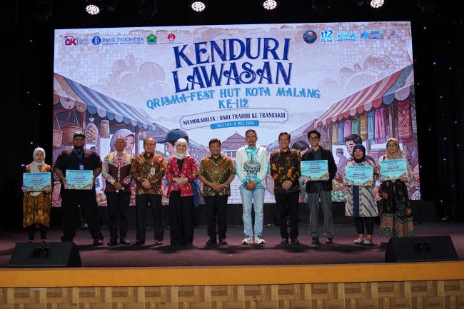 Foto bersama para pemenang kompetisi QRISMA FEST 2026. (Foto: istimewa)