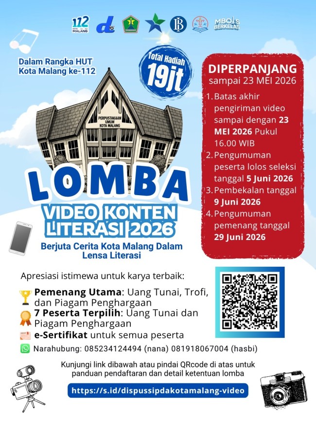 Poster Lomba Video Konten. (Foto: istimewa)