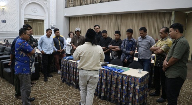 Suasana kegiatan Pelatihan dan Sertifikasi Juru Sembelih Halal (Juleha) yang digelar pada 18-19 Mei 2026 di The Aliante Hotel Malang. (Foto: istimewa)