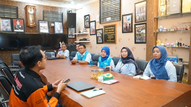 Suasana kunjungan tim PLN UP3 Malang ke PO Bagong. (Foto: istimewa)