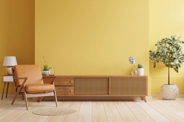 ruangan dengan cat warna kuning. (Foto: iStock)
