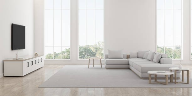 ruangan dengan cat warna putih. (Foto: iStock)