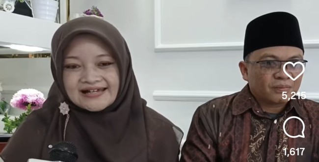 Momen istri pertama dan suami memberikan pernyataan soal viralnya video pernikahan dengan istri kedua. (Foto: Instagram)
