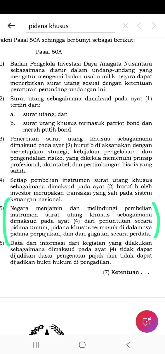 Pasal yang menjadi sorotan. (Foto: Threads)