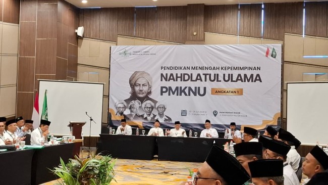 Suasana Pendidikan Menengah Kepemimpinan Nahdlatul Ulama (PMKNU) Angkatan I yang digelar PCNU Kabupaten Gresik pada 22-26 Juli 2026. (Foto: istimewa)