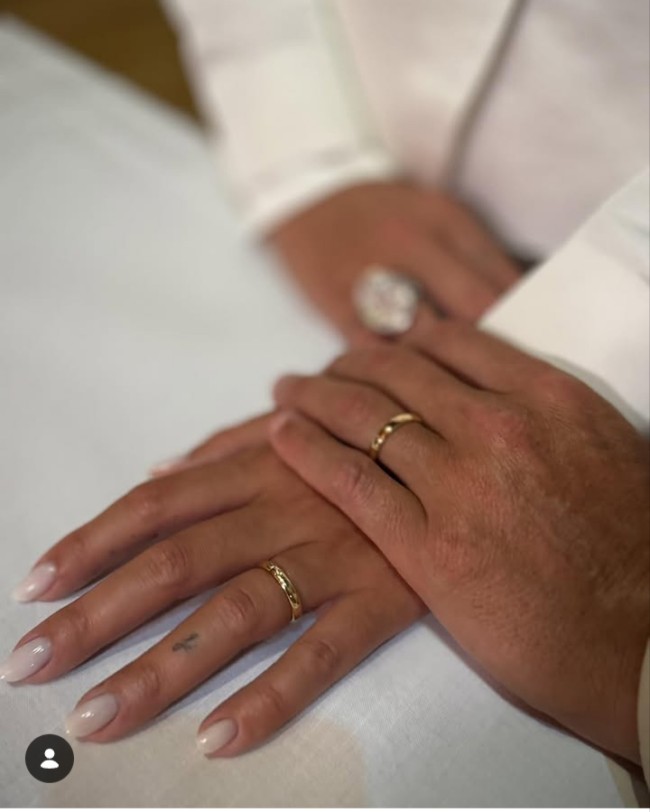 Cincin pernikahan Ronaldo dan Georgina. (Foto Instagram)